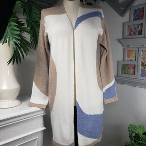 Lascana Long Sweater Coat Cardigan Cabincore Luxurious Cozy Warm Oversized Small